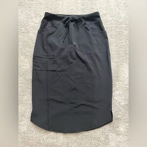 Black Scrub Skirt